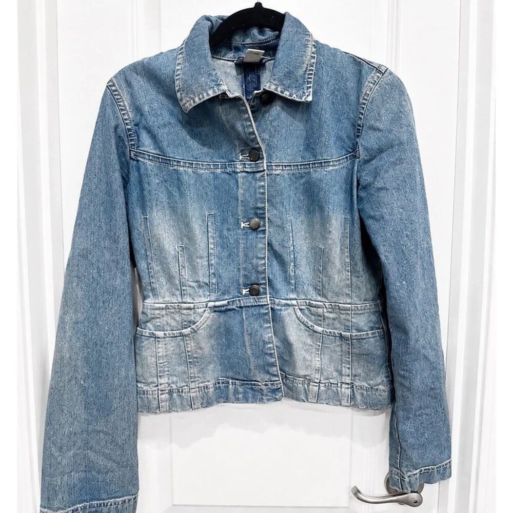Ann Taylor LOFT Women’s Stretch Denim Jacket Size 2 Medium Wash